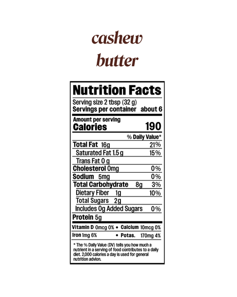 Cashew Butter